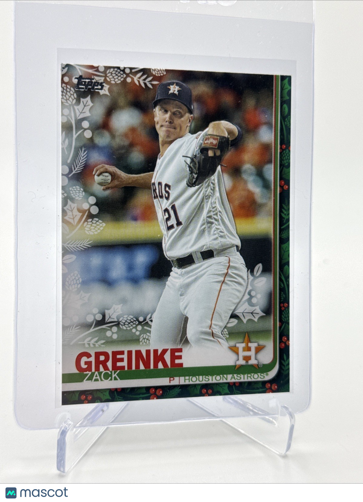 2019 Topps HOLIDAY Zack Greinke Baseball Card #HW73 Mint FREE SHIPPING