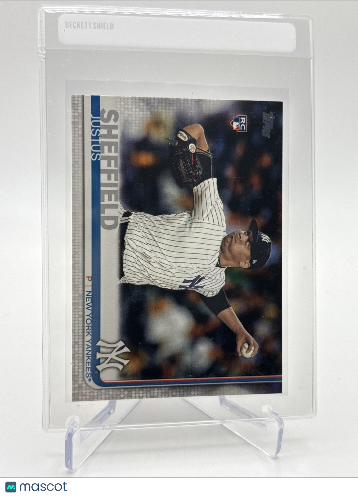 2019 Topps Justus Sheffield Rookie Baseball Card #306 Mint FREE SHIPPING
