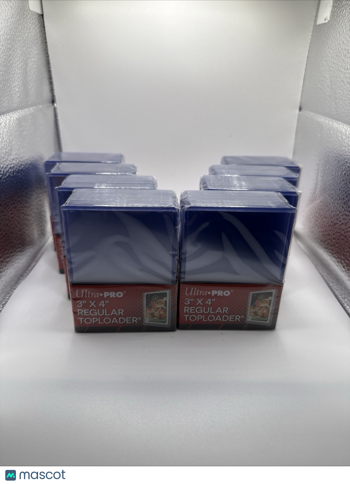 Ultra Pro 3X4 Regular Toploaders 35pt 8 Packs of 25 for Regular Cards, 200 total