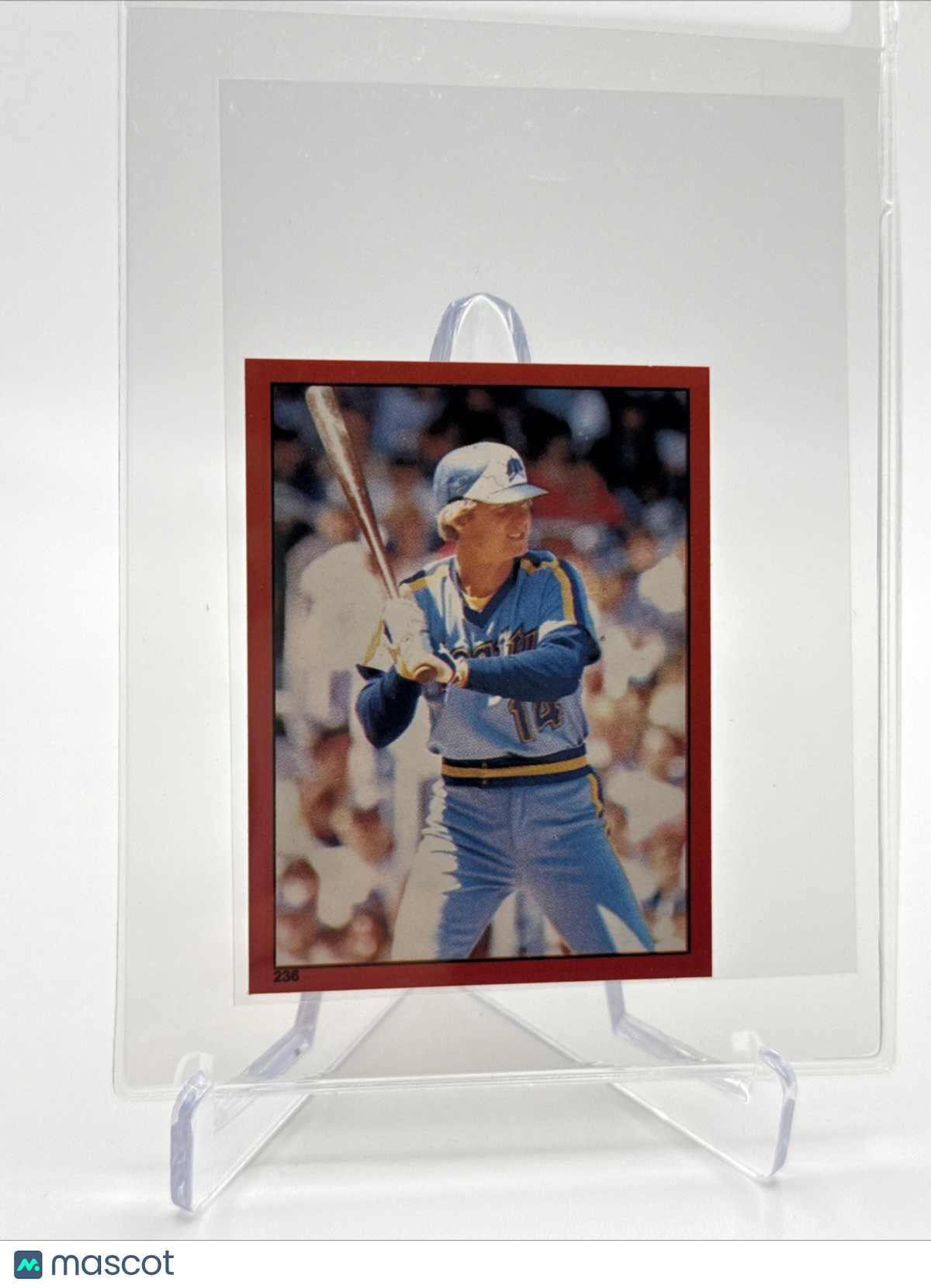 1982 O-Pee-Chee Stickers Tom Paciorek Baseball Card #236 NM-MT FREE SHIPPING