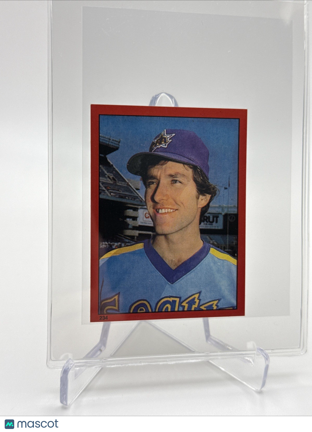 1982 O-Pee-Chee Stickers Floyd Bannister Baseball Card #234 NM-MT FREE SHIPPING