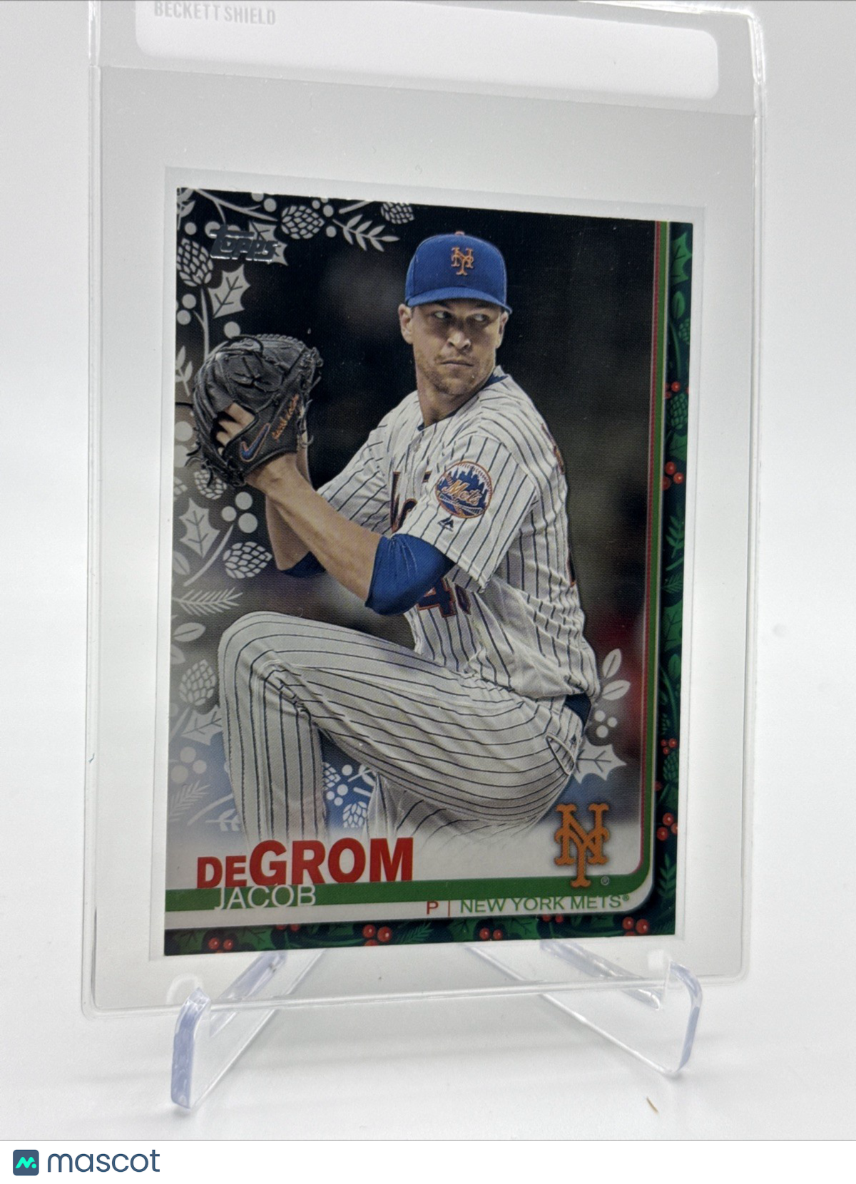 2019 Topps HOLIDAY Jacob deGrom Baseball Card #HW137 Mint FREE SHIPPING