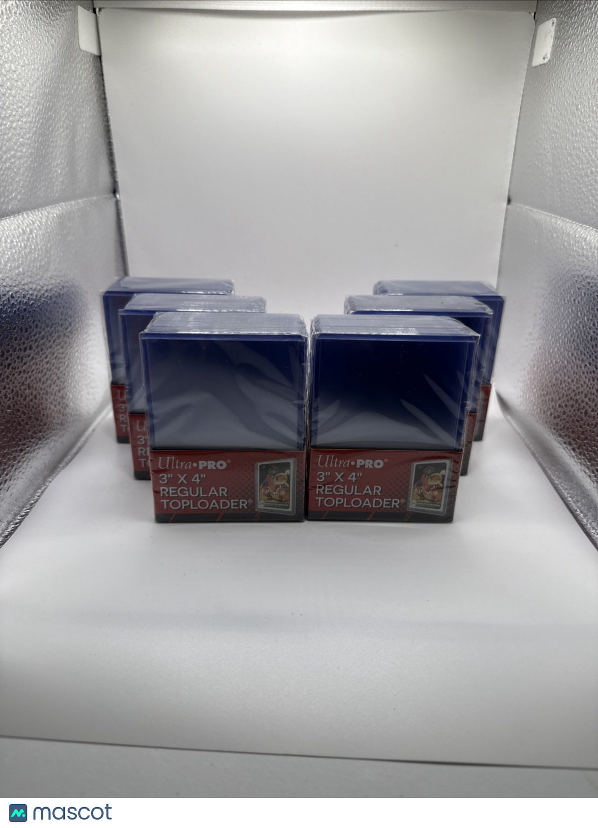 Ultra Pro 3X4 Regular Toploaders 35pt 6 Packs of 25 for Regular Cards, 150 total