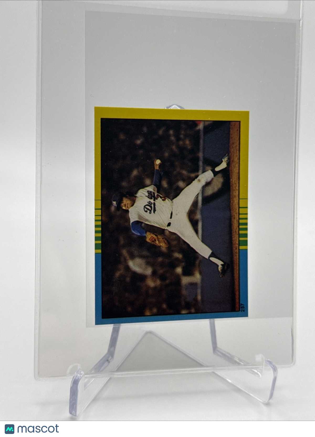 1982 O-Pee-Chee Stickers 1981 World Series Game 3 Card #257 NM-MT FREE SHIPPING