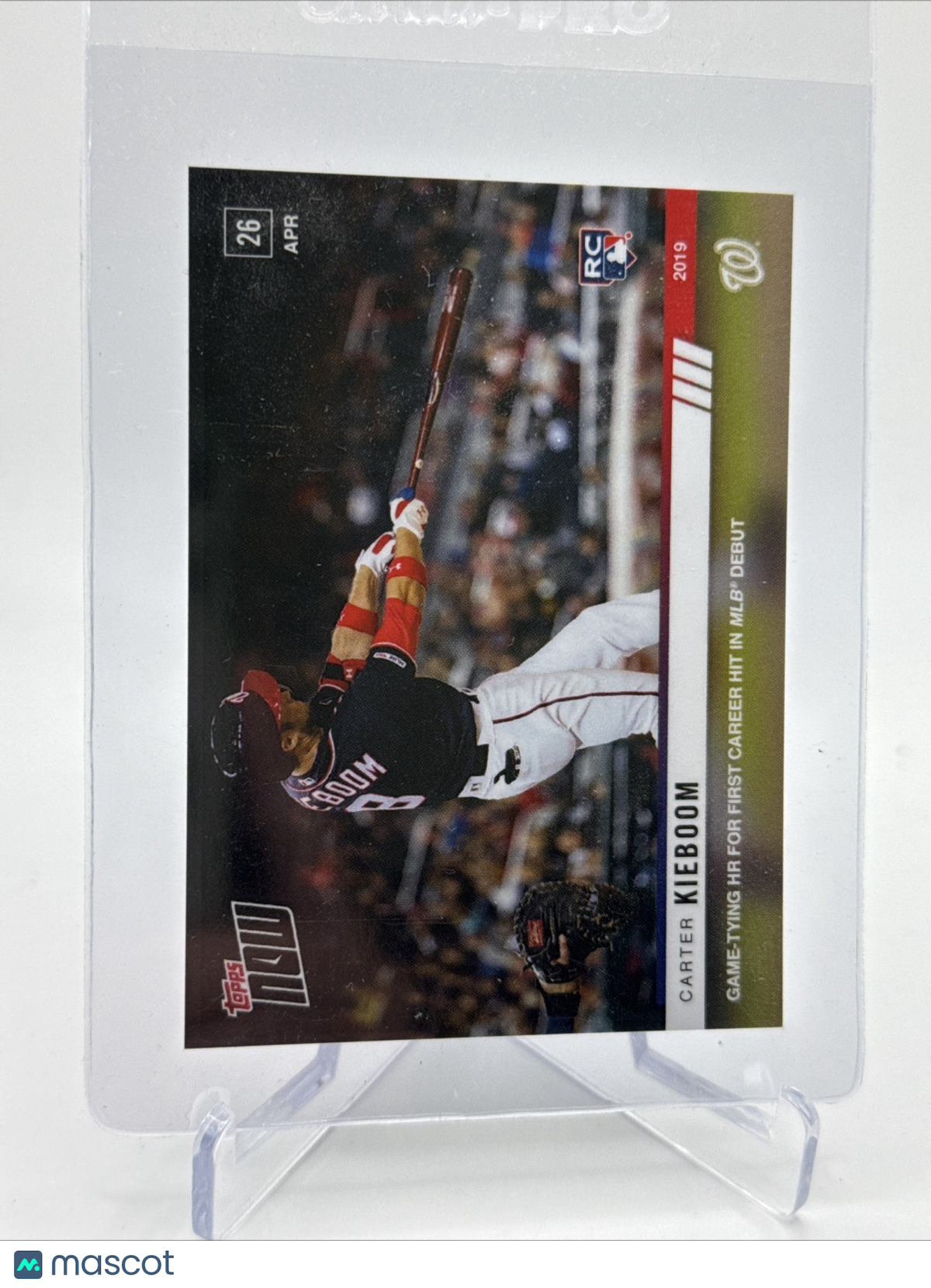2019 Topps Now Carter Kieboom Rookie Baseball Card #136 Mint FREE SHIPPING