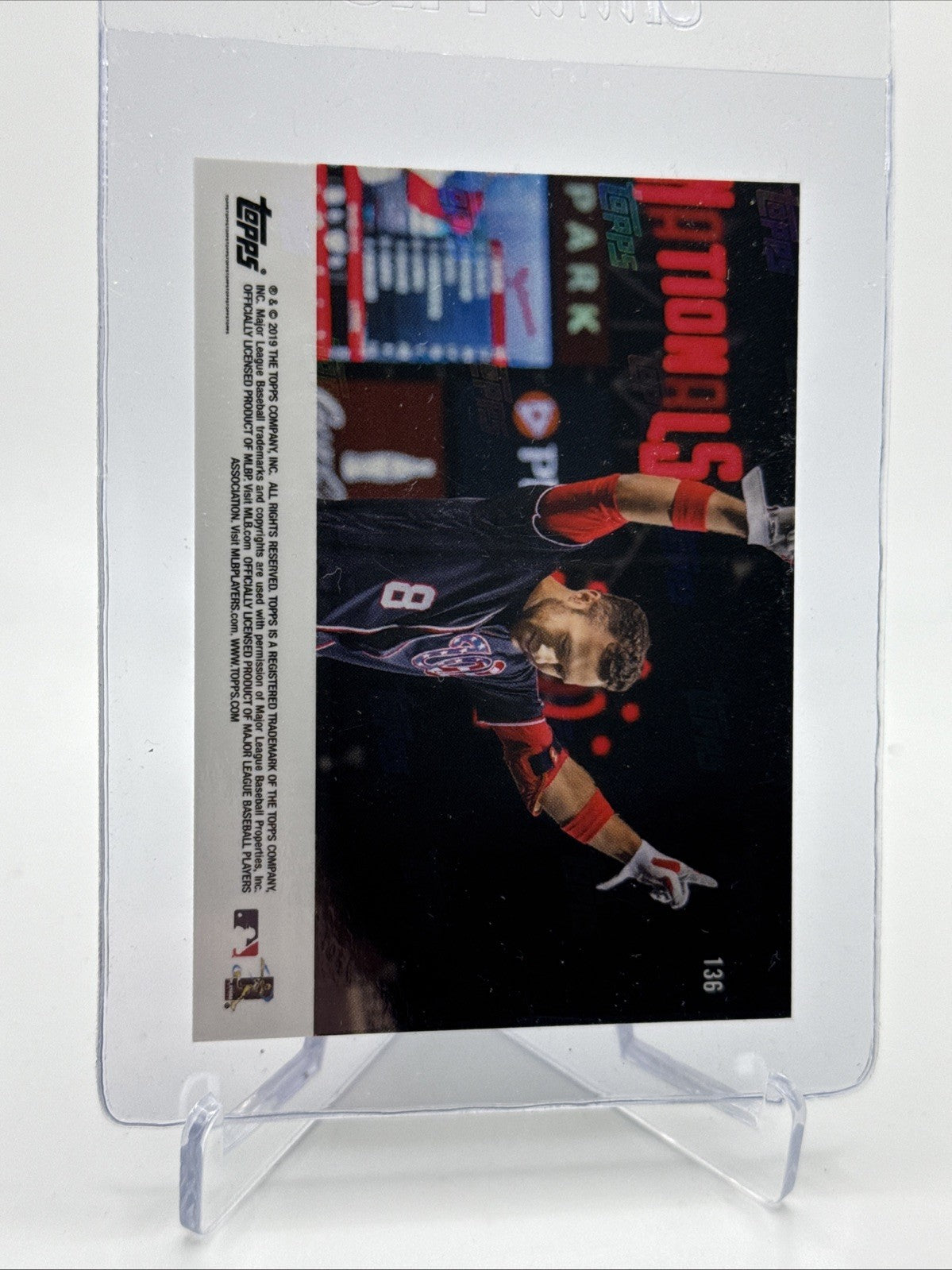 2019 Topps Now Carter Kieboom Rookie Baseball Card #136 Mint FREE SHIPPING