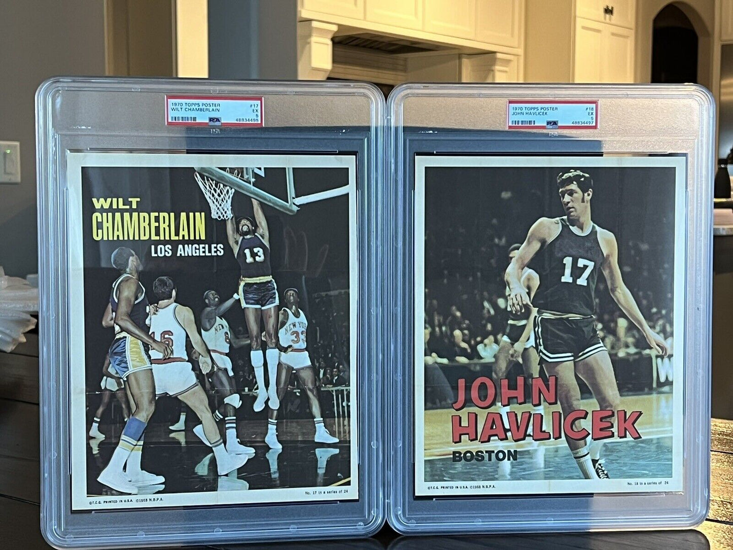 1970 Topps Basketball Poster Complete Set PSA Set Registry Ultra Rare Set 1/1