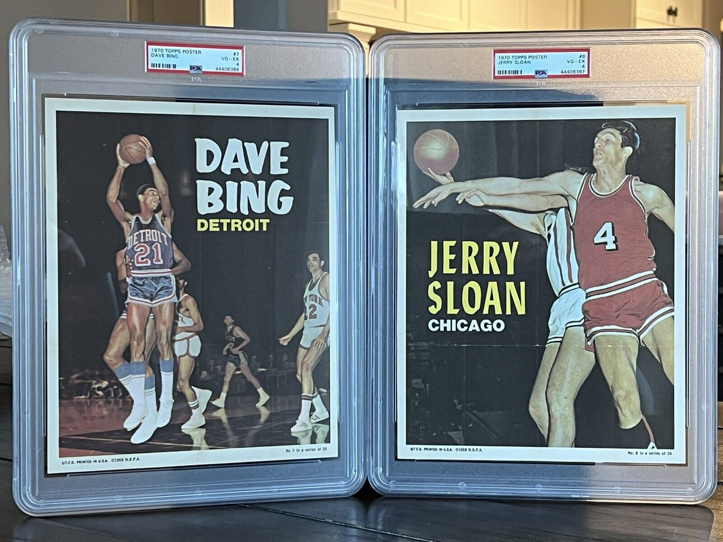 1970 Topps Basketball Poster Complete Set PSA Set Registry Ultra Rare Set 1/1