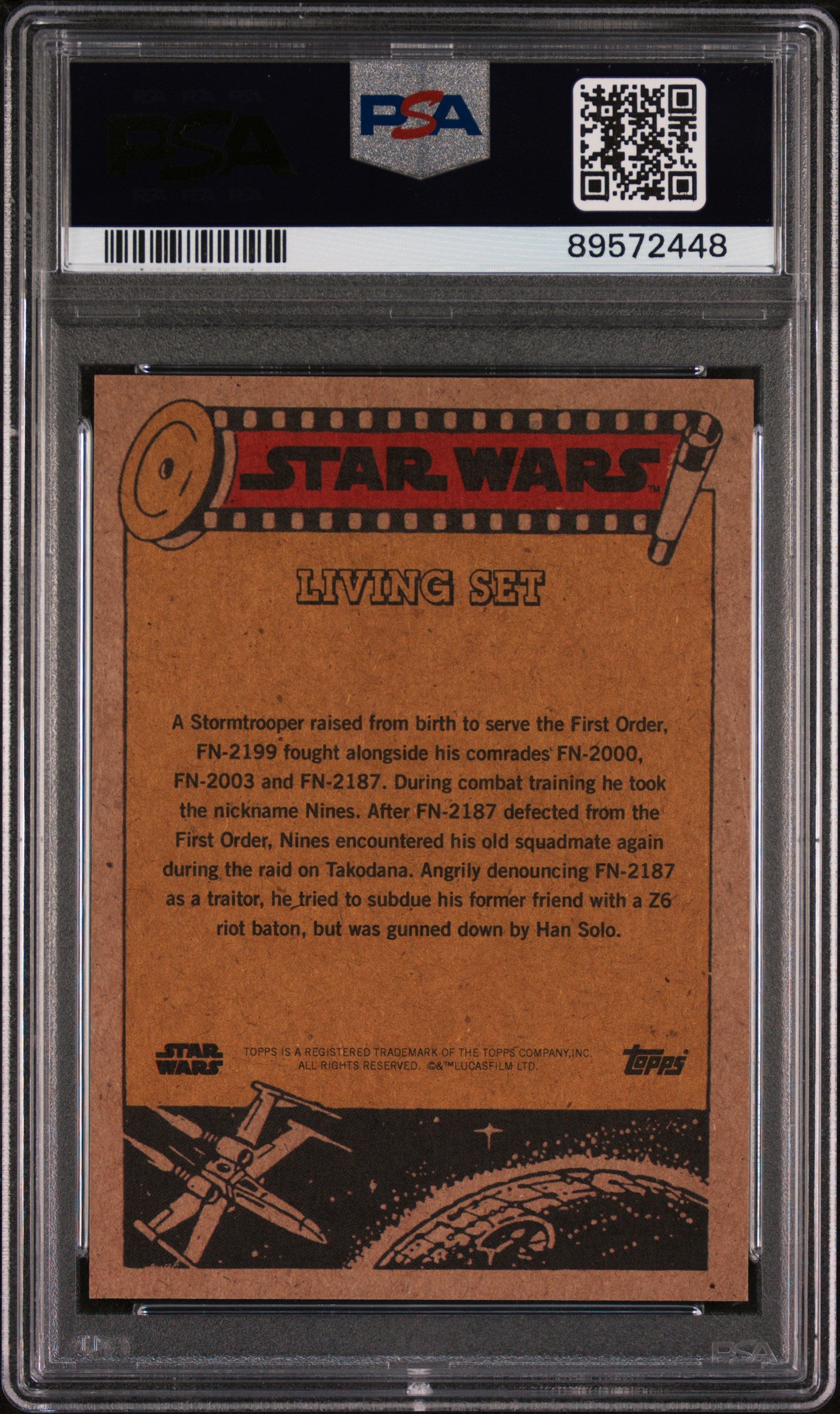 2021 Topps Star Wars Living FN-2199 #208 PSA 10