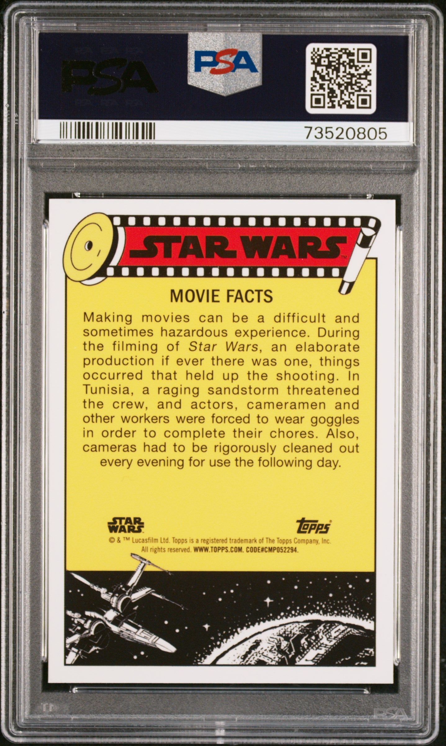 2022 Topps Chrome Sapphire Edition Star Wars Injured! See-Threepio #23 PSA 10