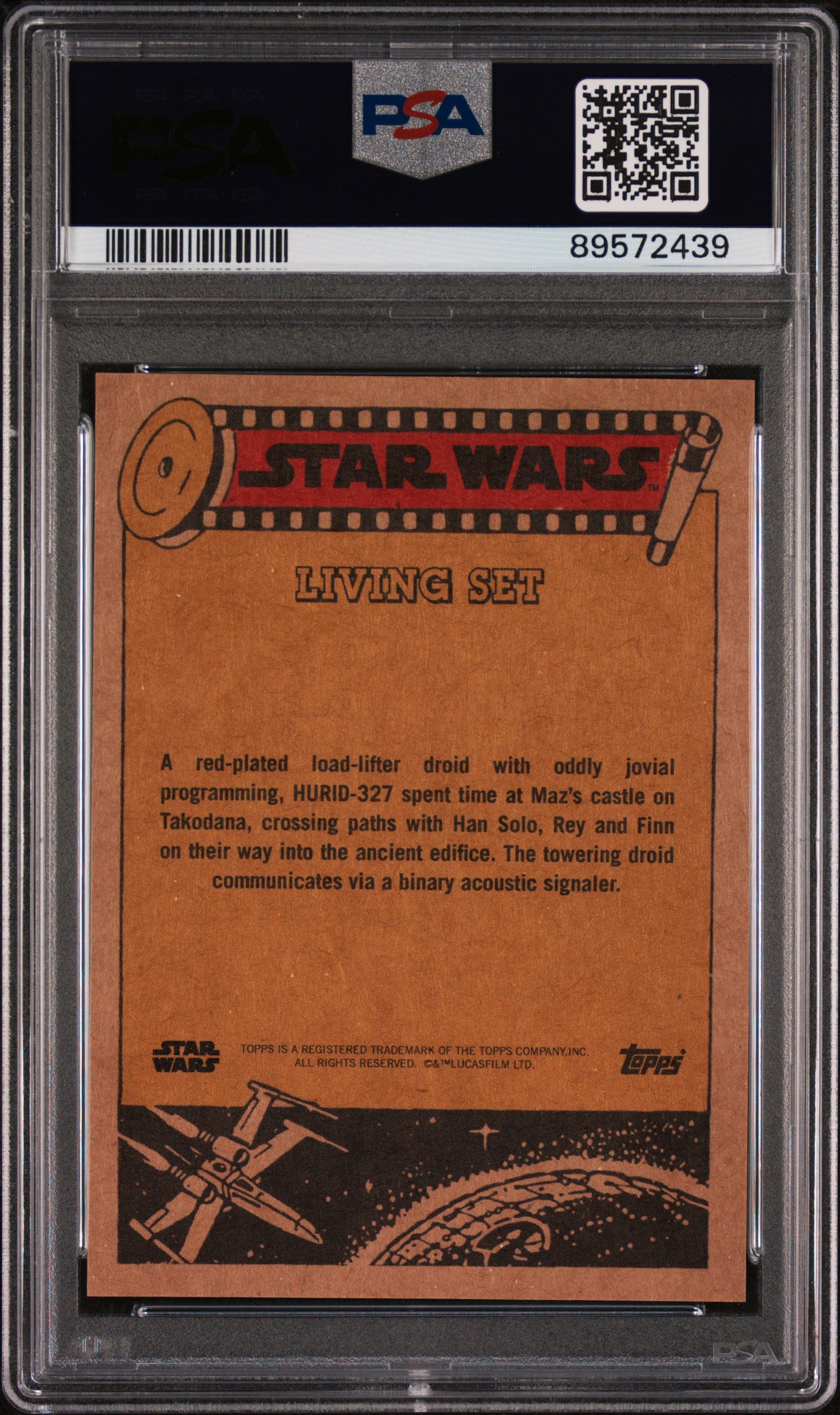 2023 Topps Star Wars Living Hurid-327 #414 PSA 10