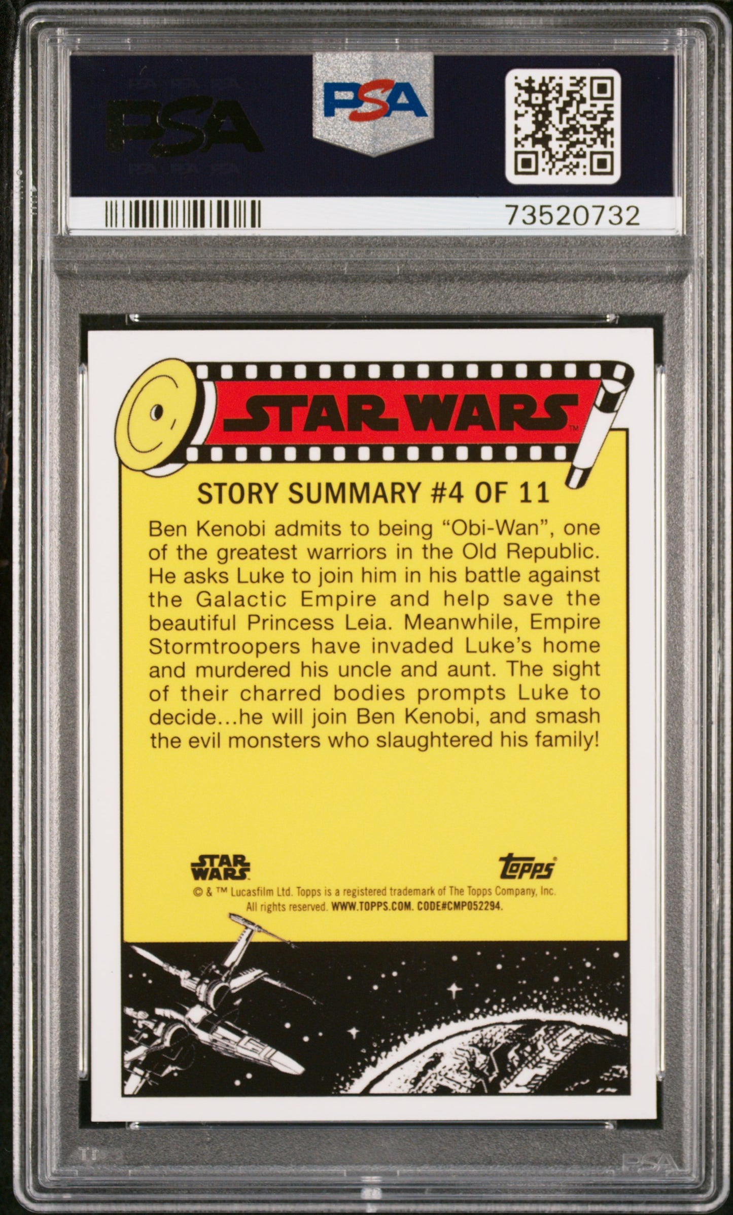 2022 Topps Chrome Sapphire Edition Star Wars A Sale On Droids #13 PSA 10