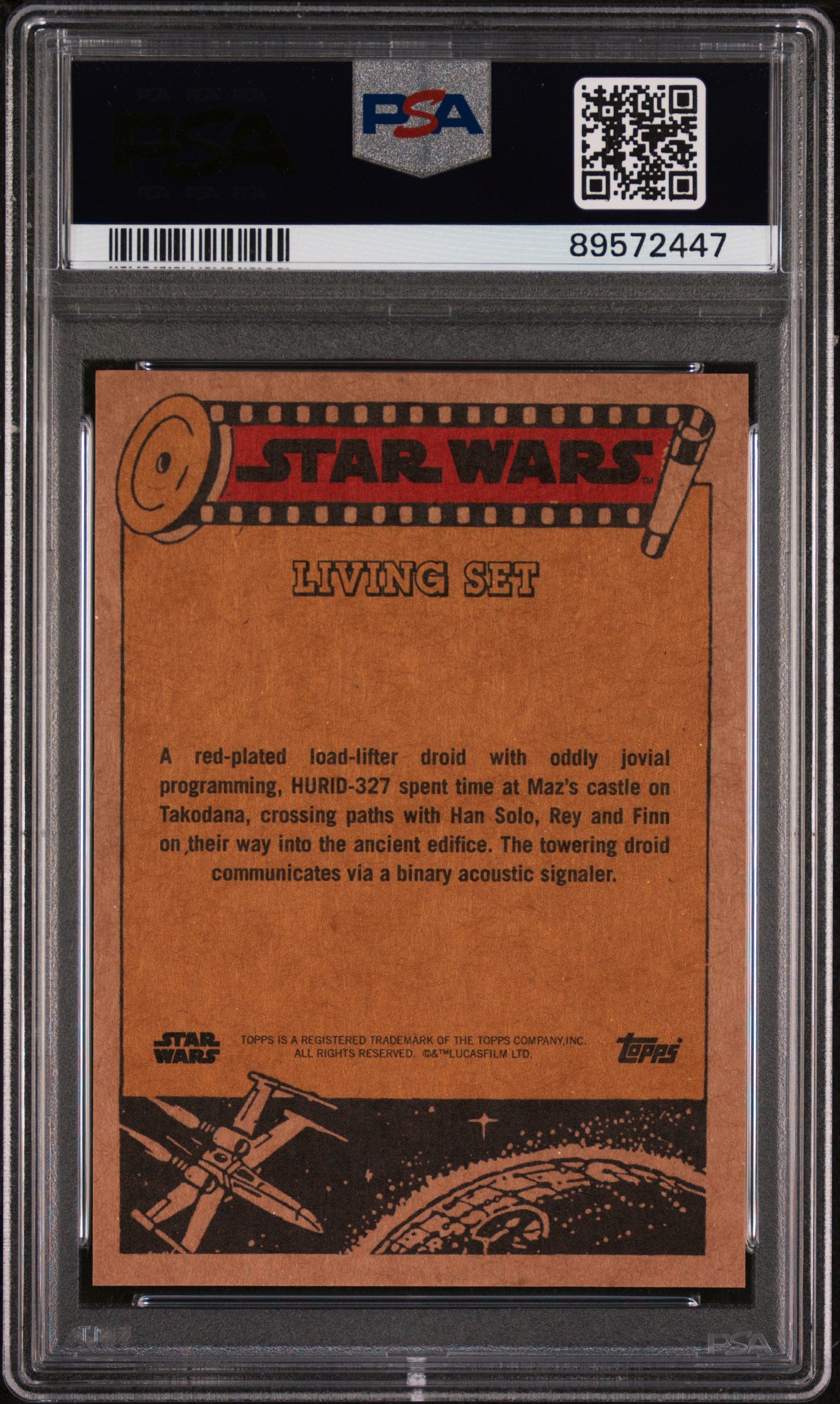 2023 Topps Star Wars Living Hurid-327 #414 PSA 10