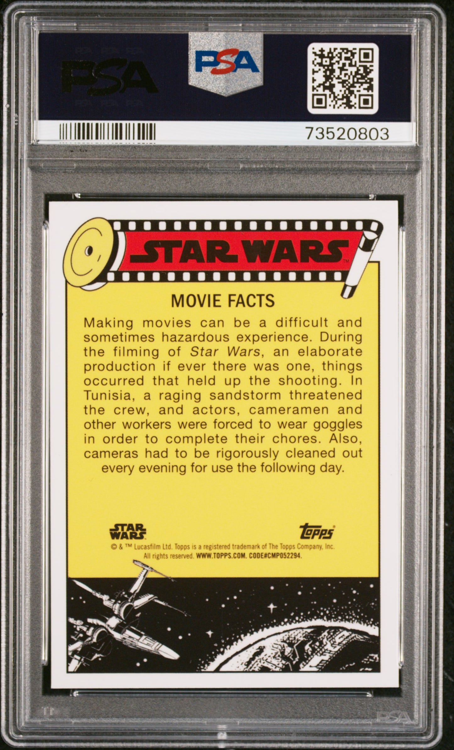 2022 Topps Chrome Sapphire Edition Star Wars Injured! See-Threepio #23 PSA 10