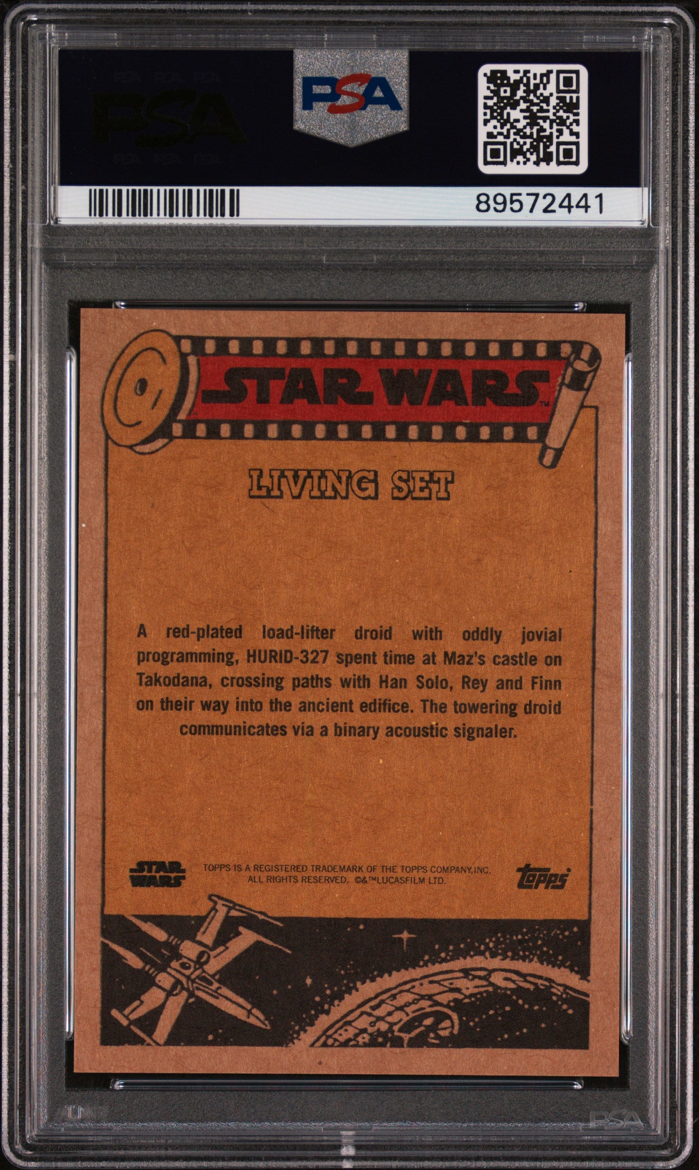 2023 Topps Star Wars Living Hurid-327 #414 PSA 10