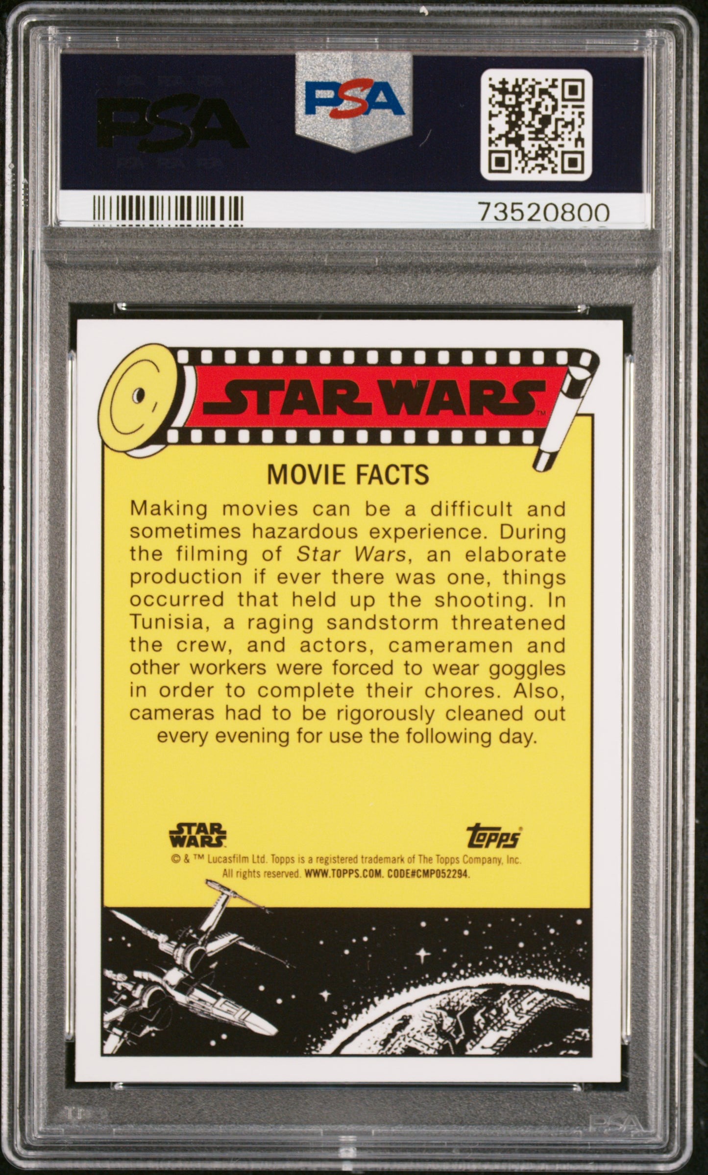 2022 Topps Chrome Sapphire Edition Star Wars Injured! See-Threepio #23 PSA 10