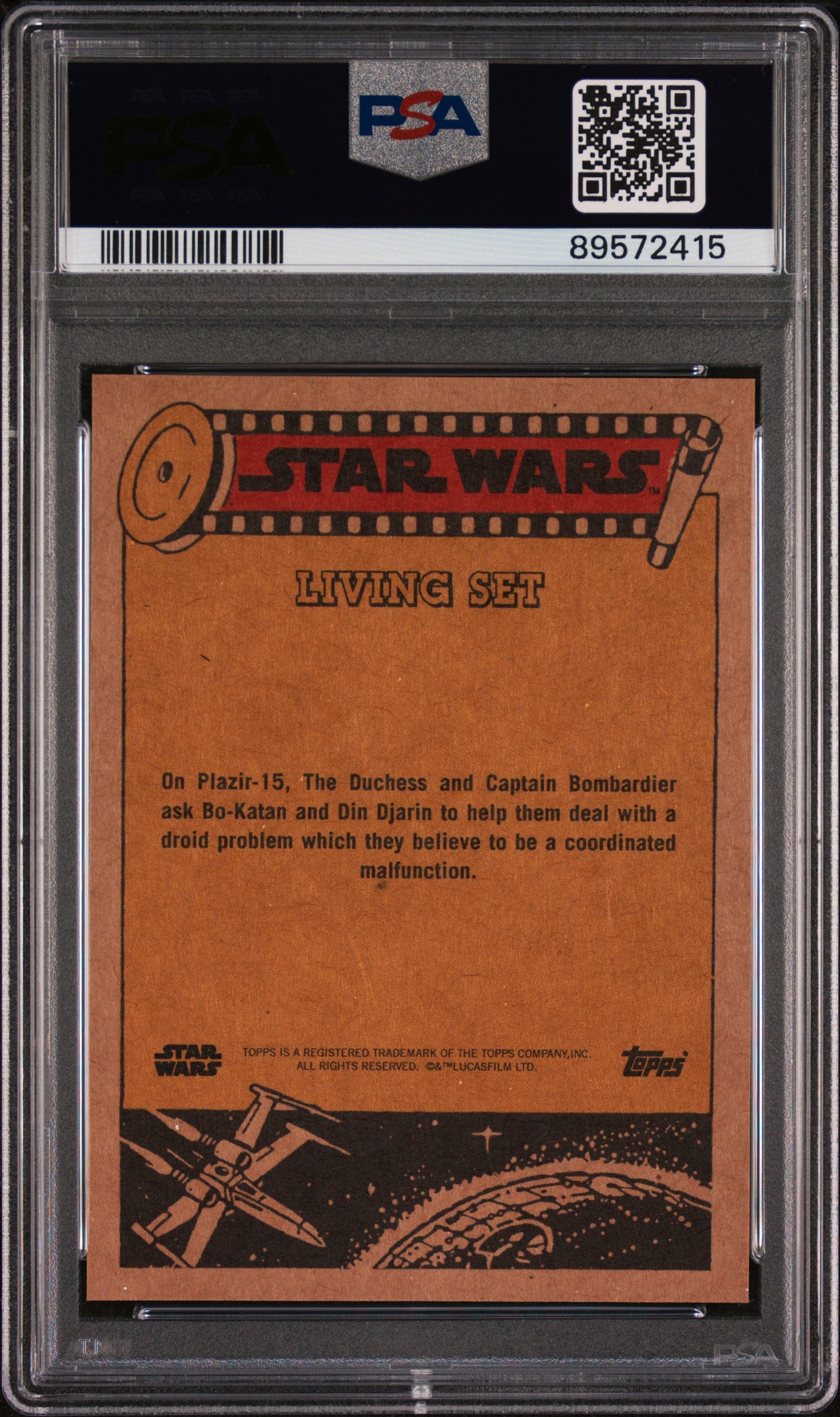 2024 Topps Star Wars Living The Duchess #484 PSA 10