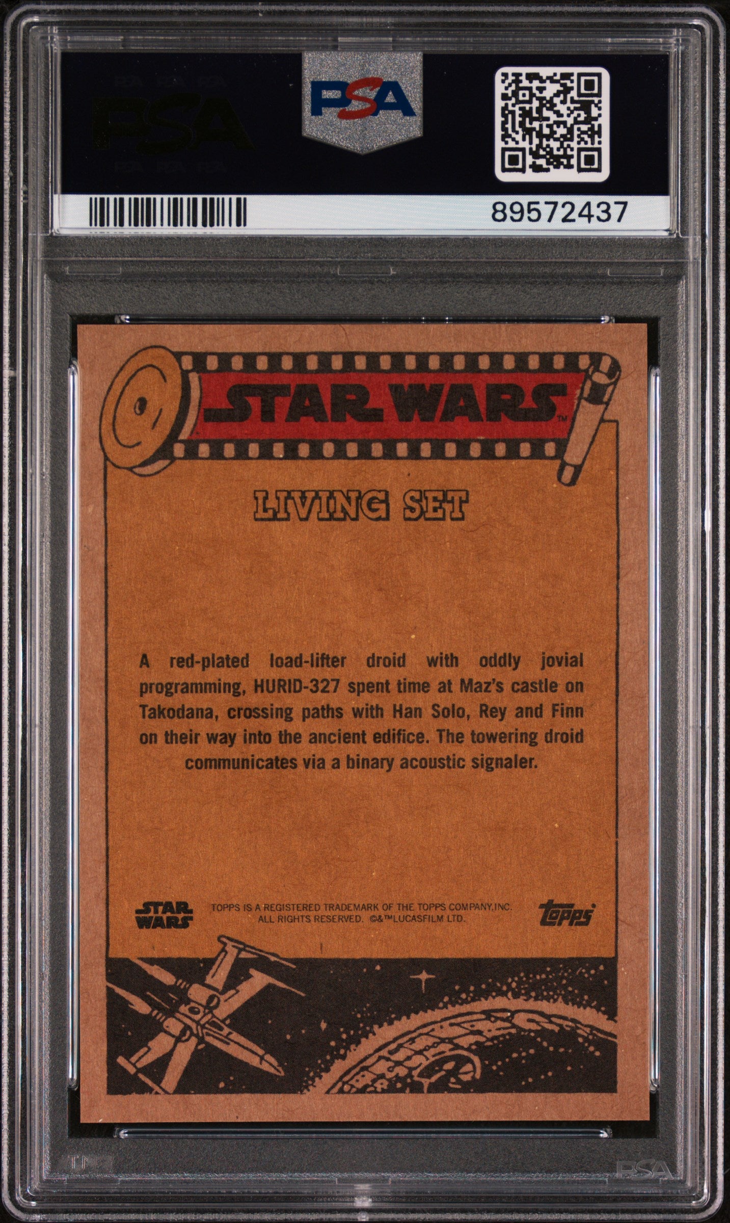 2023 Topps Star Wars Living Hurid-327 #414 PSA 9