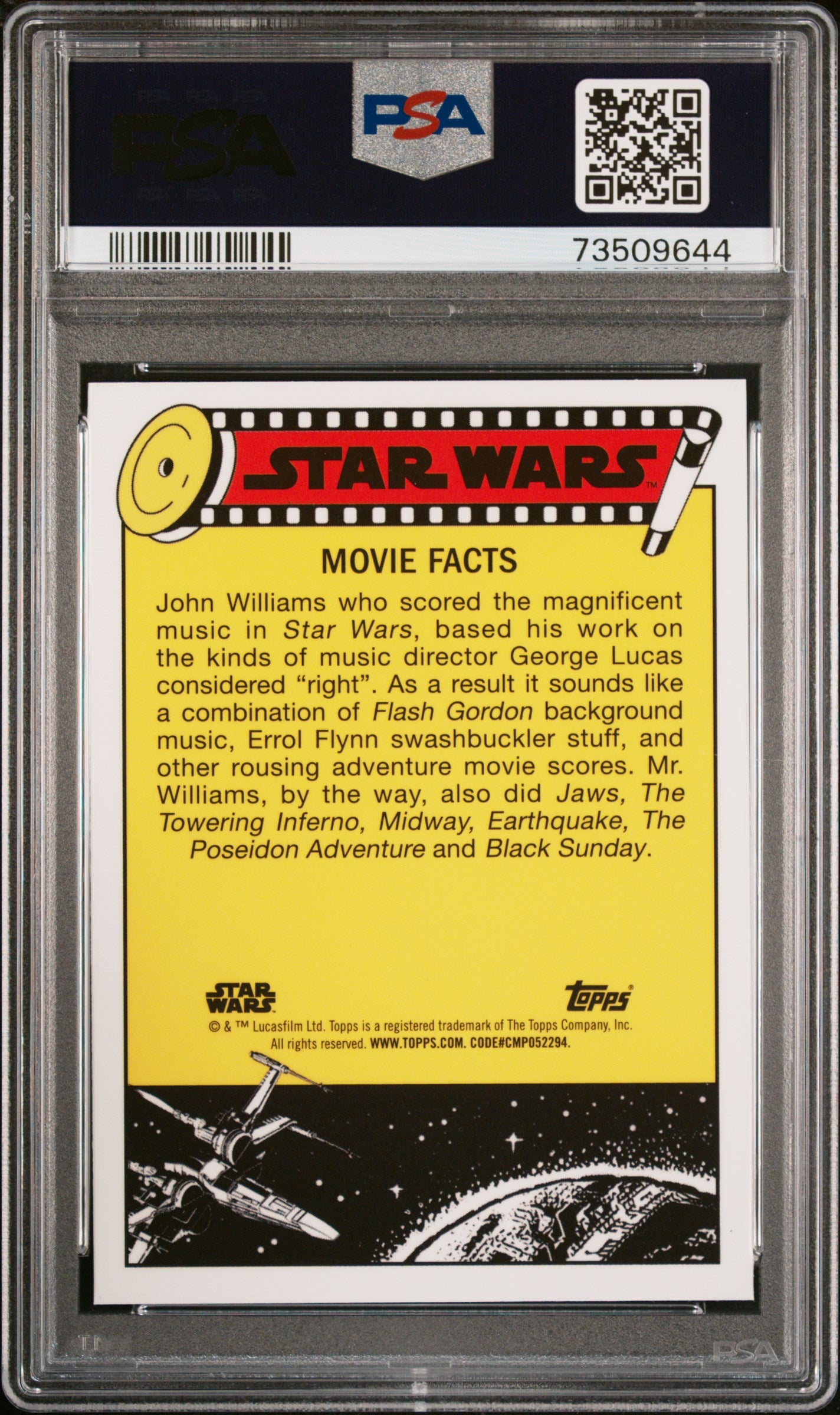 2022 Topps Chrome Sapphire Edition Star Wars R2 Threepio Searches #124 PSA 10