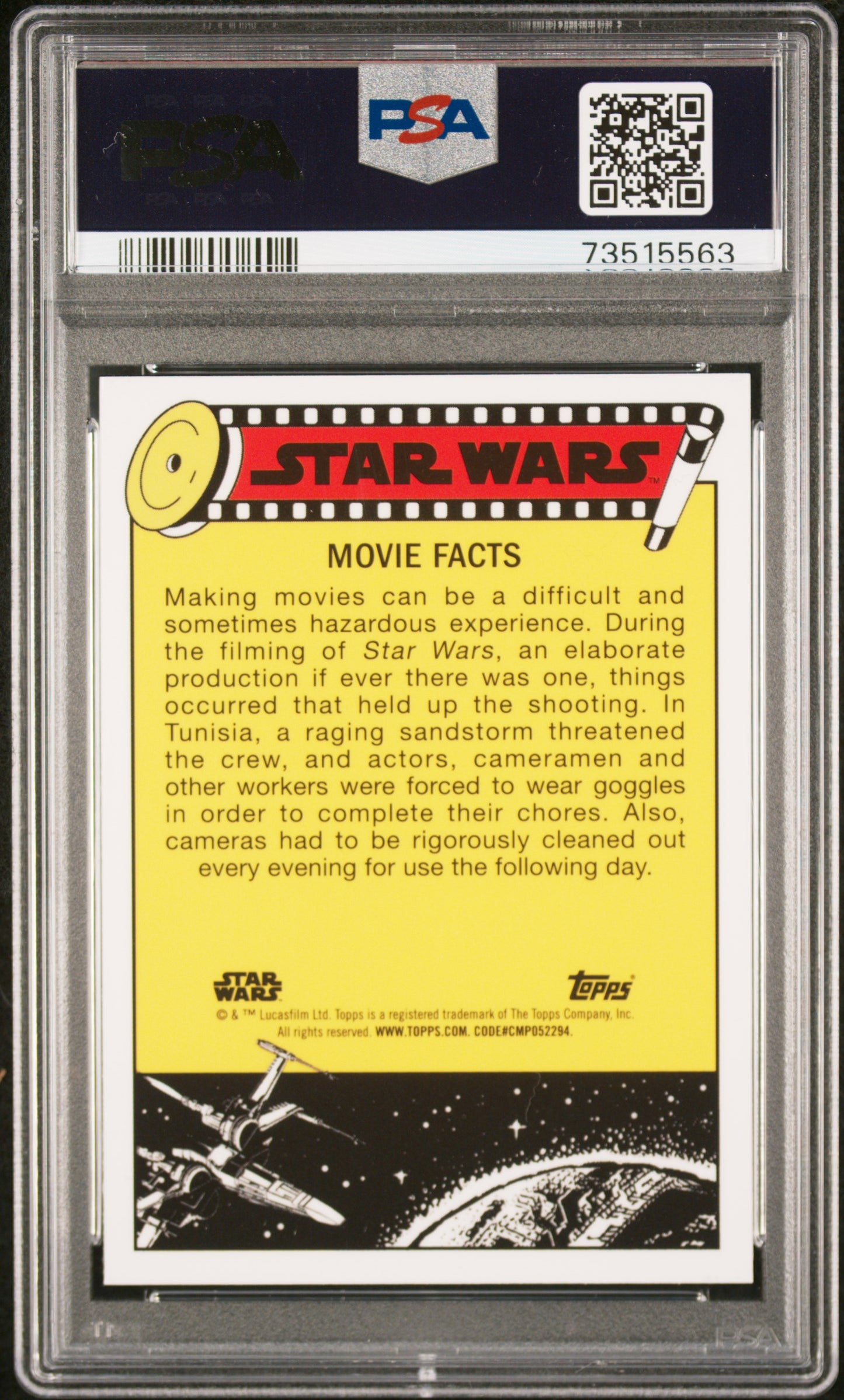 2022 Topps Chrome Sapphire Edition Star Wars Injured! See-Threepio #23 PSA 10