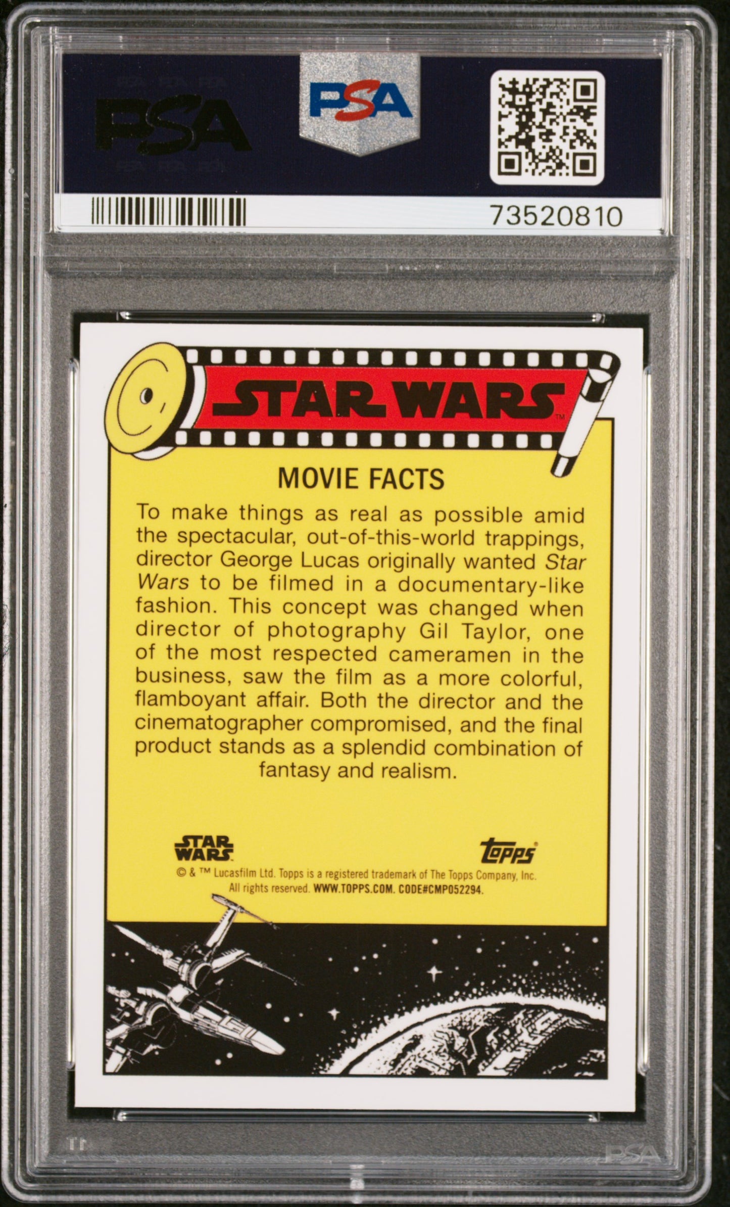 2022 Topps Chrome Sapphire Edition Star Wars Droids! Strmtrprs. SK #24 PSA 9