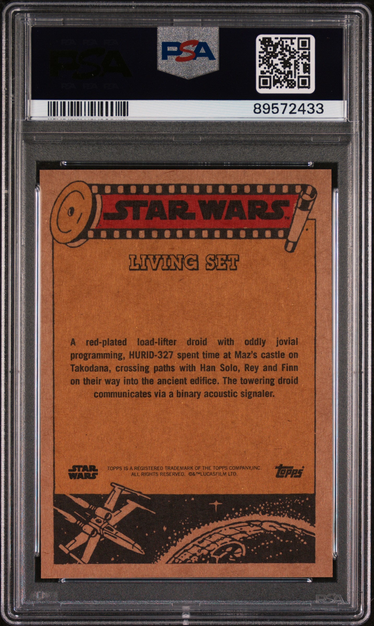 2023 Topps Star Wars Living Hurid-327 #414 PSA 10