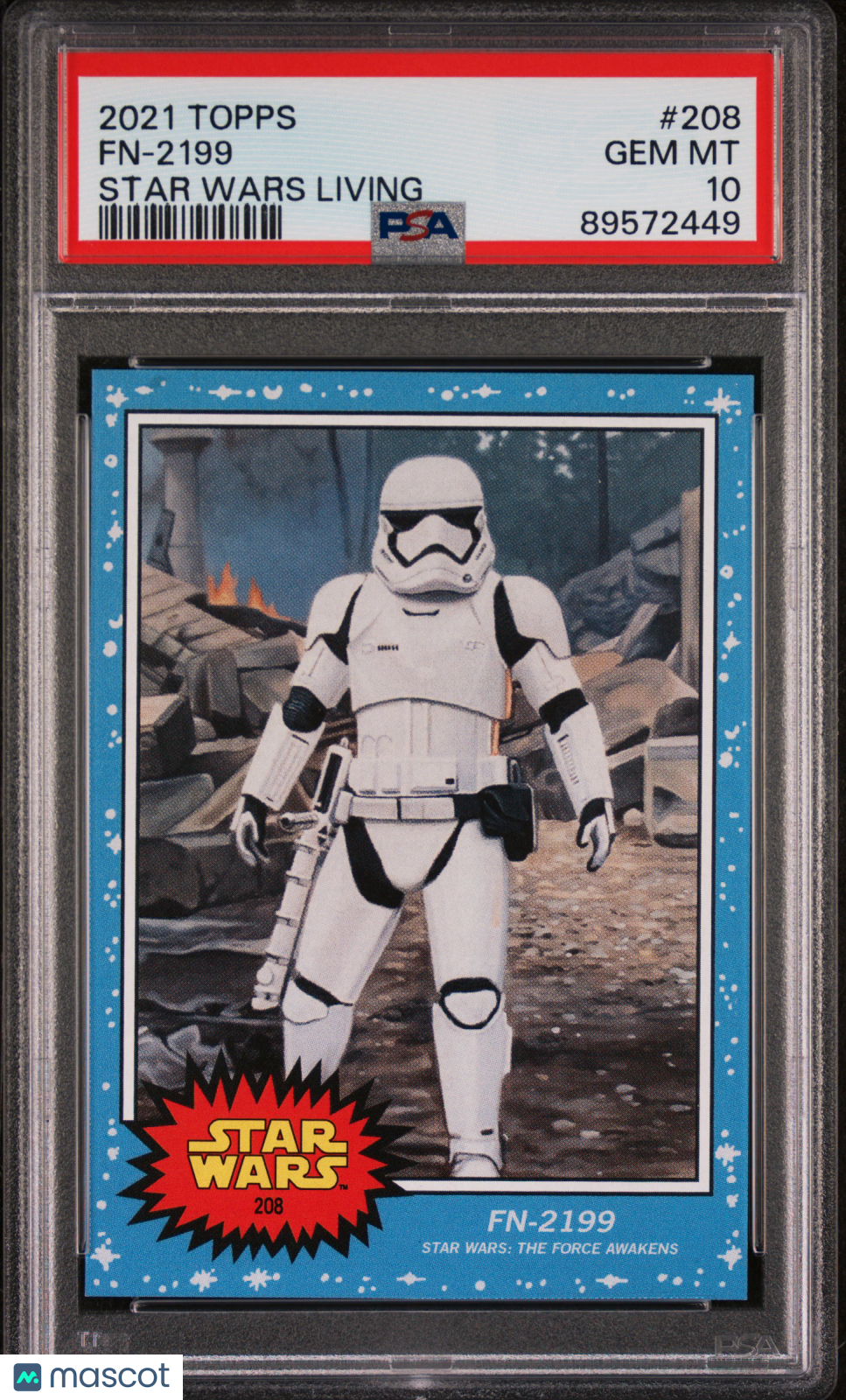2021 Topps Star Wars Living FN-2199 #208 PSA 10
