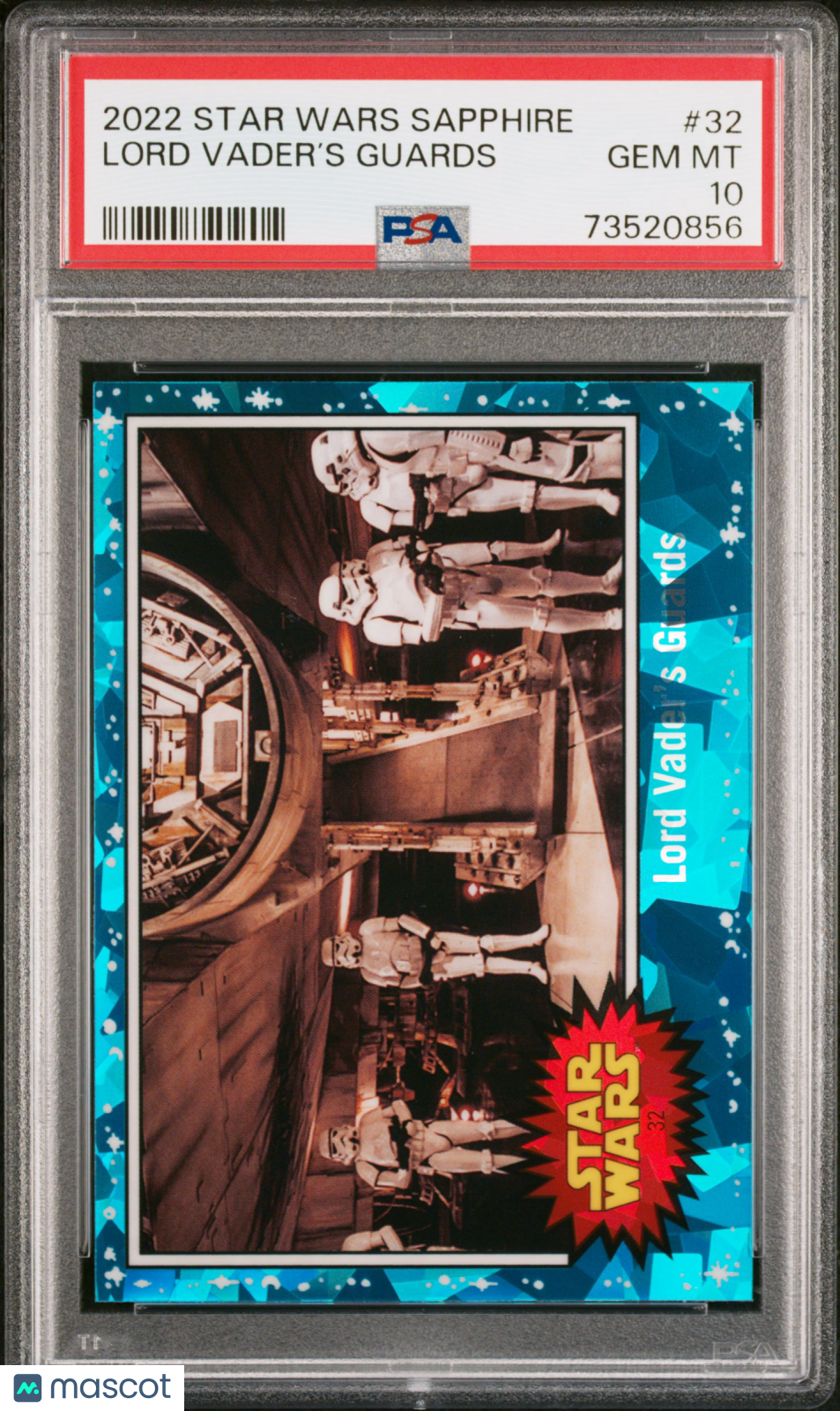 2022 Topps Chrome Sapphire Edition Star Wars Lord Vader’S Guards #32 PSA 10