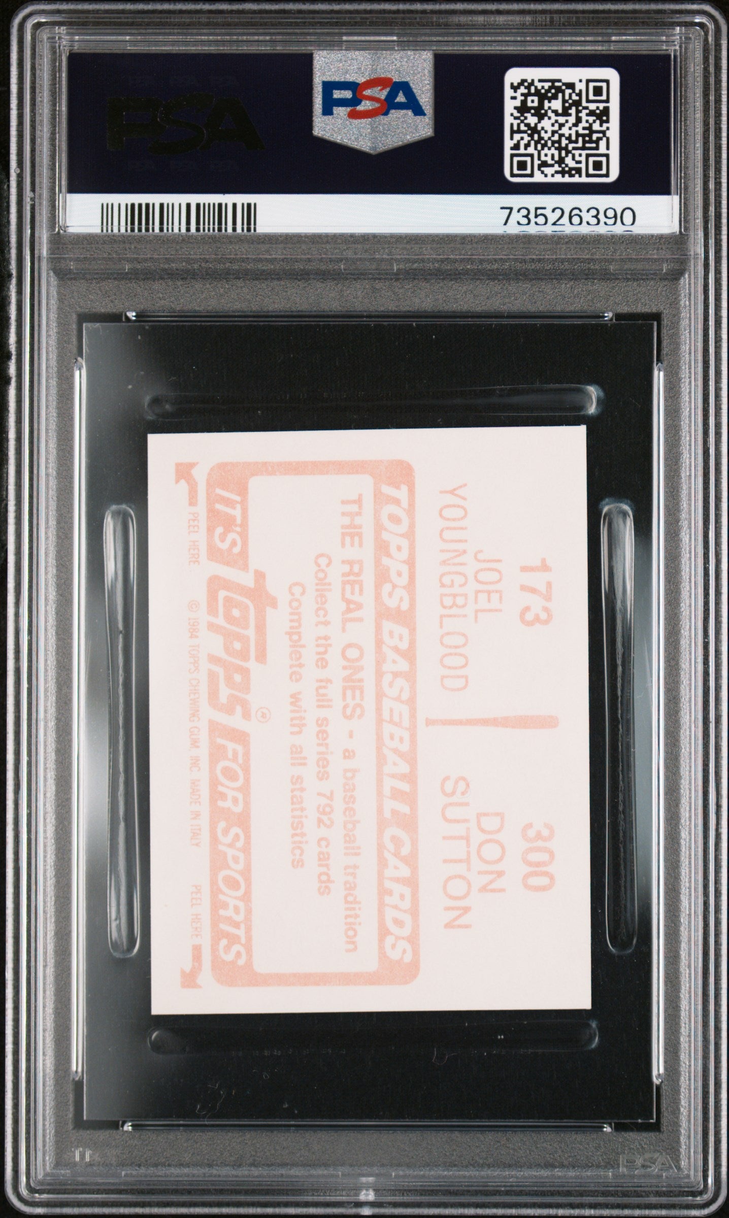 1984 Topps Stickers Baseball Don Sutton-300 Psa 9 73526390