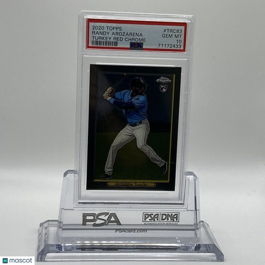 2020 Topps Turkey Red CHROME Randy Arozarena Rookie Baseball Card #TRC83 PSA 10