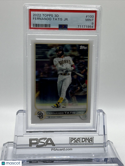 2022 Topps 3D Fernando Tatis Jr. Baseball Card #100 PSA 9 Mint