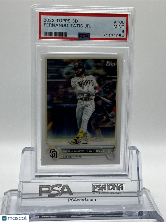 2022 Topps 3D Fernando Tatis Jr. Baseball Card #100 PSA 9 Mint