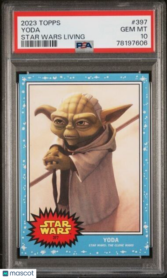 2023 Topps Star Wars Living Set YODA Card #397 PSA 10 Gem Mint