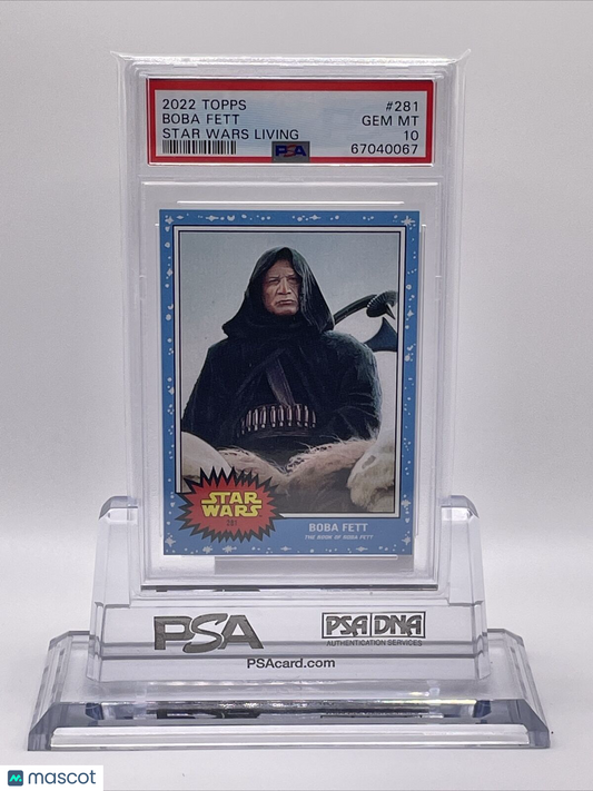2022 Topps Star Wars Living Set Boba Fett Card #281 PSA 10 Gem Mint