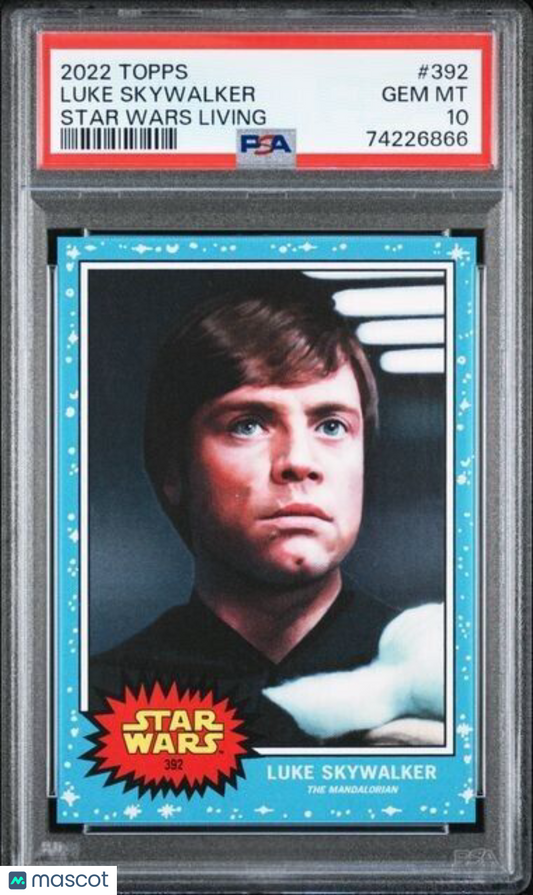 2022 Topps Star Wars Living Set Luke Skywalker Card #392 PSA 10 Gem Mint