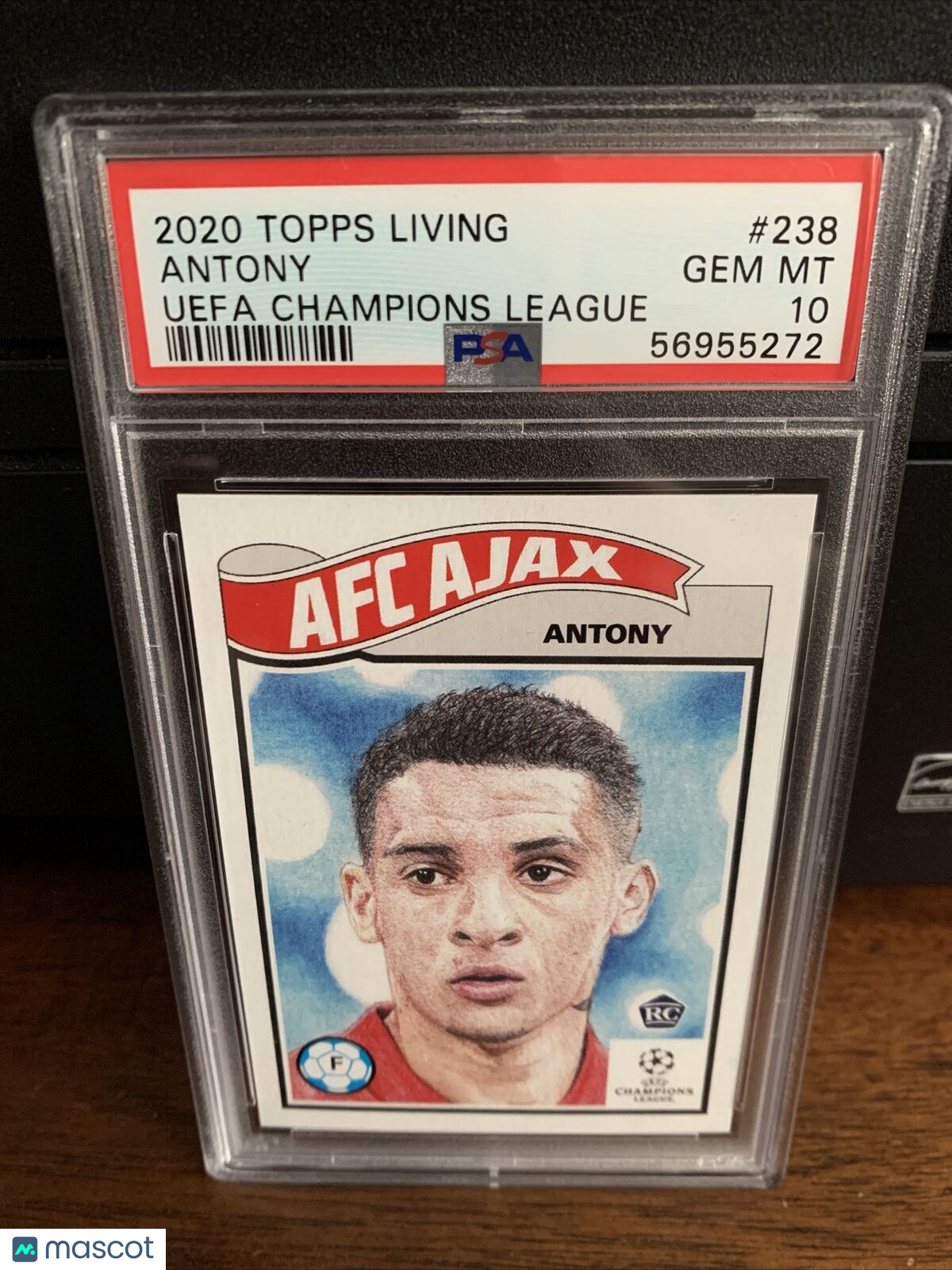 2020 Topps Living Set Antony Rookie Soccer Card #238 PSA 10 Gem Mint