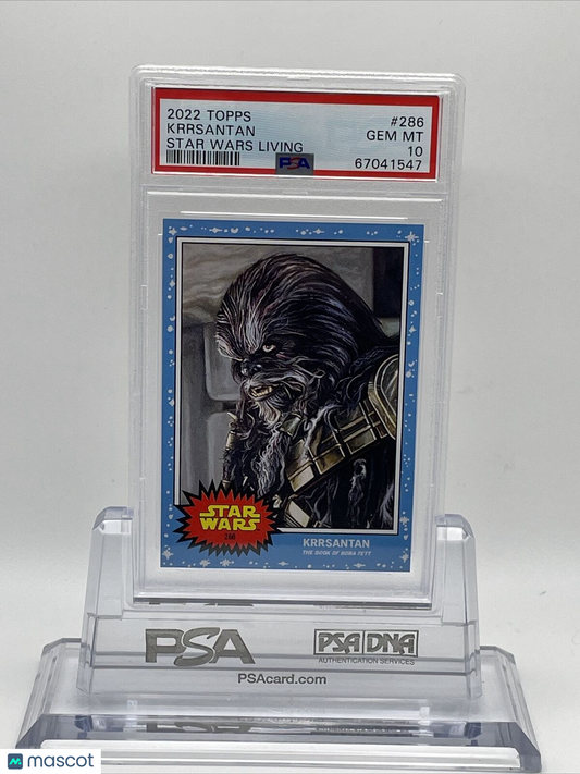 2022 Topps Star Wars Living Set Krrsantan Card #286 PSA 10 Gem Mint