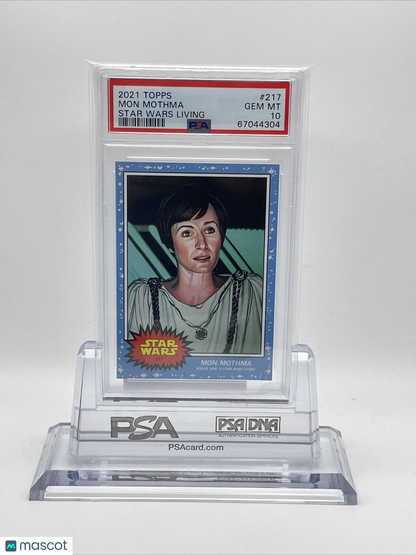 2021 Topps Star Wars Living Set Mon Mothma Card #217 PSA 10 Gem Mint
