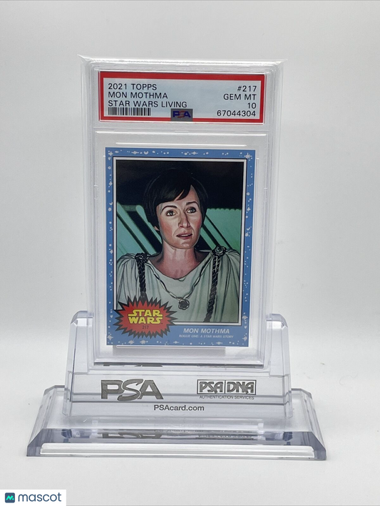 2021 Topps Star Wars Living Set Mon Mothma Card #217 PSA 10 Gem Mint