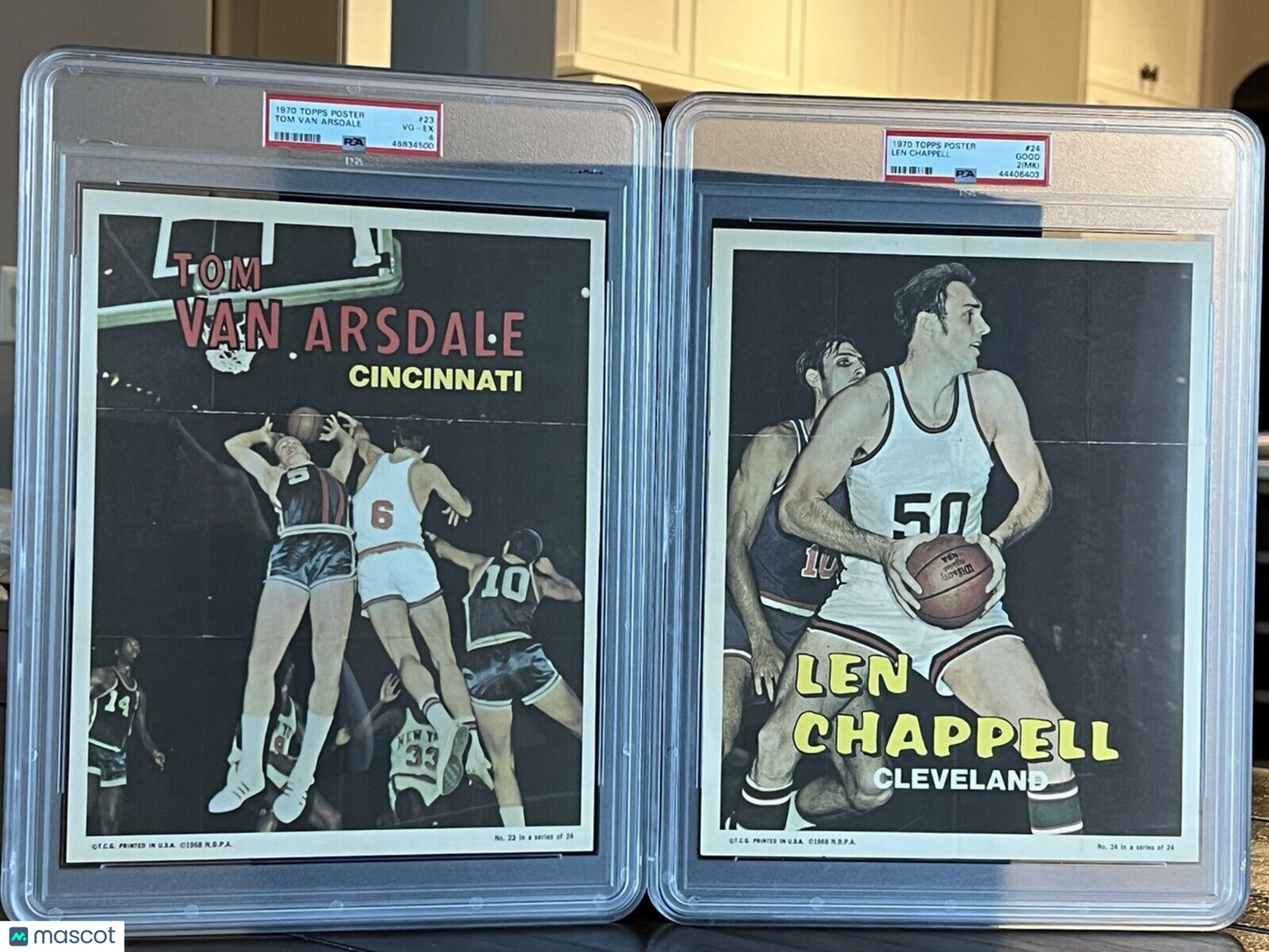 1970 Topps Basketball Poster Complete Set PSA Set Registry Ultra Rare Set 1/1
