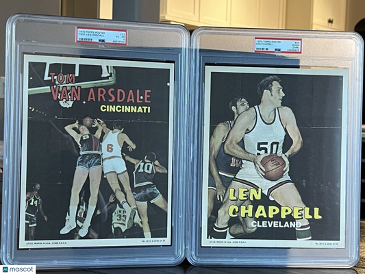 1970 Topps Basketball Poster Complete Set PSA Set Registry Ultra Rare Set 1/1