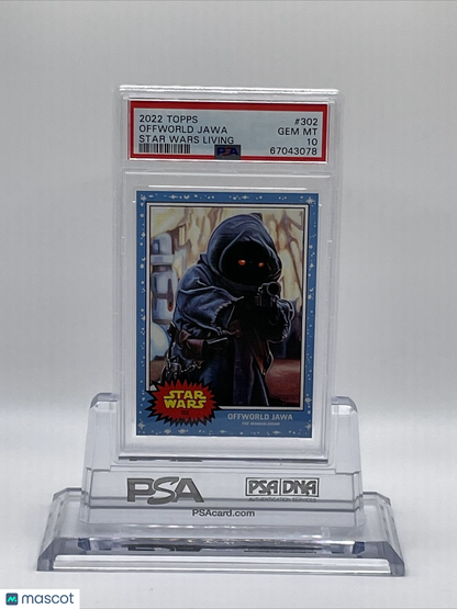 2022 Topps Star Wars Living Set Offworld Jawa Card #302 PSA 10 Gem Mint