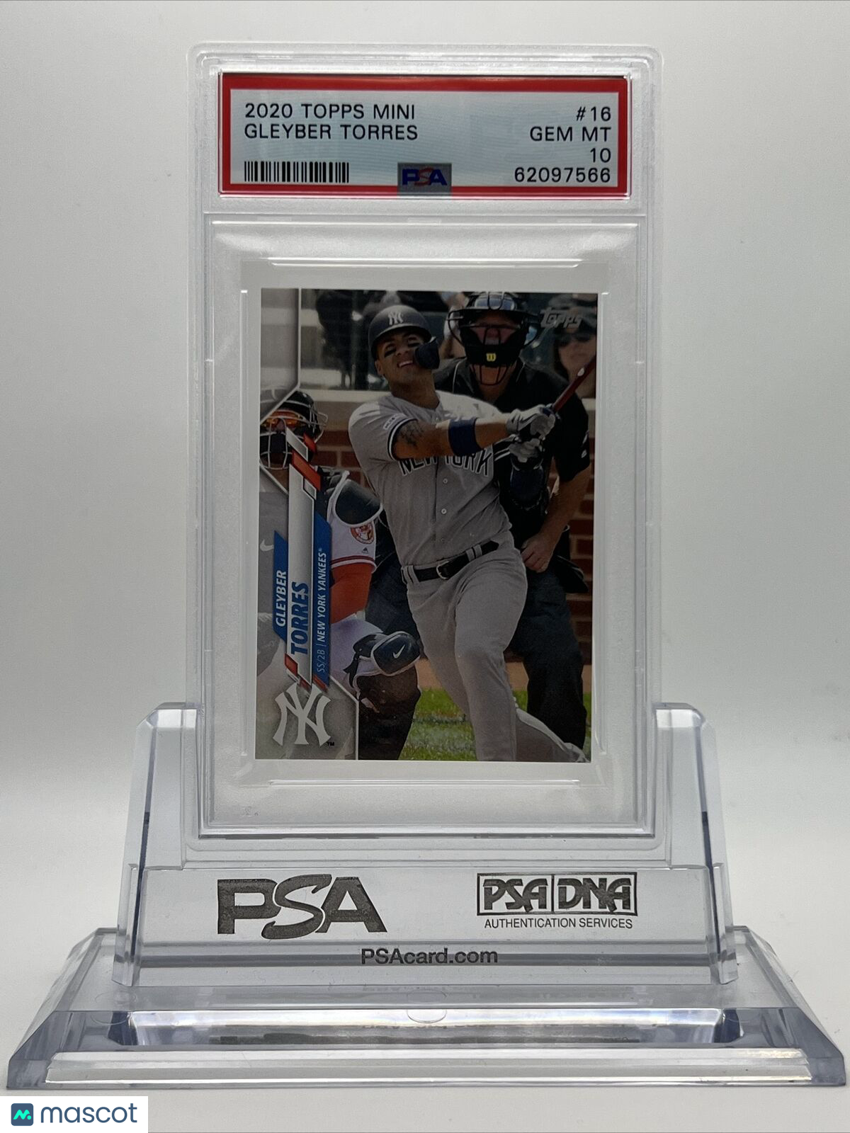 2020 Topps On Demand Mini Gleyber Torres Baseball Card #16 PSA 10