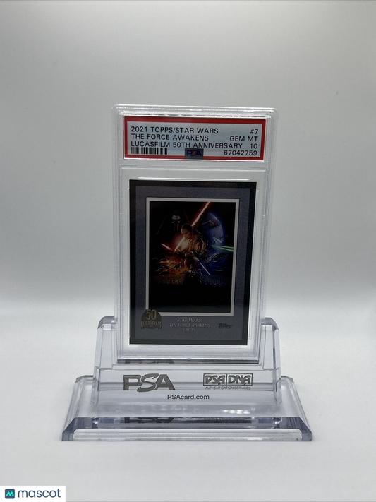 2021 Topps Star Wars Lucasfilm 50th Anniversary The Force Awakens #7 PSA 10