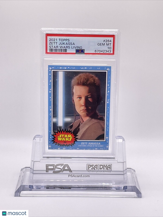 2021 Topps Star Wars Living Set Zett Jukassa Card #264 PSA 10 Gem Mint