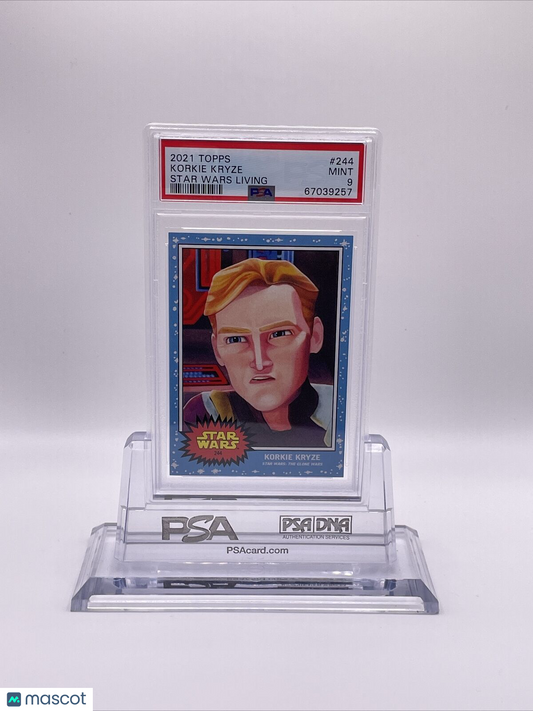 2021 Topps Star Wars Living Set Korkie Kryze Card #244 PSA 9 Mint