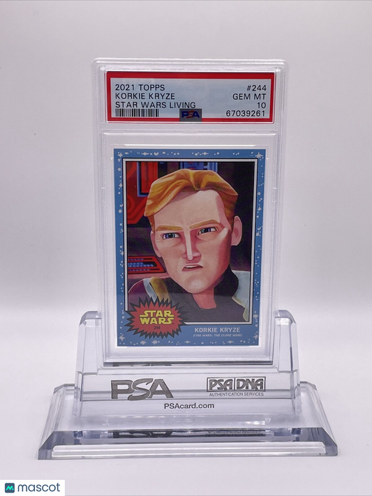 2021 Topps Star Wars Living Set Korkie Kryze Card #244 PSA 10 Gem Mint