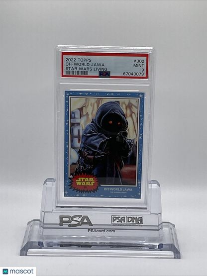 2022 Topps Star Wars Living Set Offworld Jawa Card #302 PSA 9 Mint