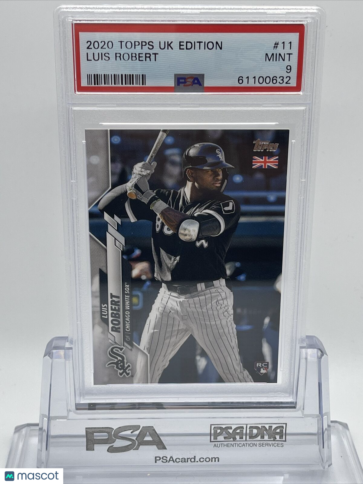 2020 Topps UK EDITION Luis Robert Rookie Baseball Card #11 PSA 9 Mint