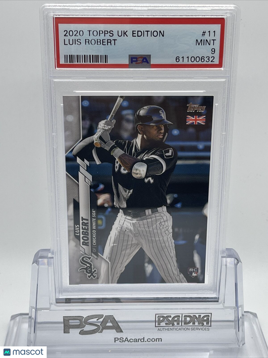 2020 Topps UK EDITION Luis Robert Rookie Baseball Card #11 PSA 9 Mint
